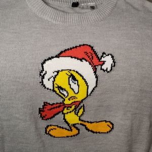 Hu0026M | Sweaters | Hm Tweety Bird Christmas Sweater Xs Gray | Poshmark